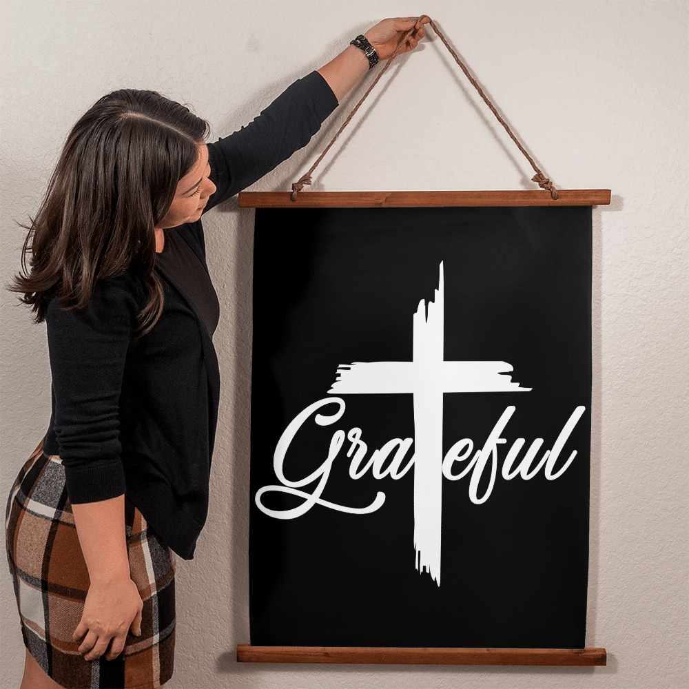Grateful Wall Tapestry – Gift for Her - Gift for Him