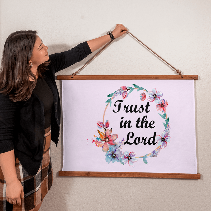 Trust In The Lord Wall Tapestry – Gift for Her