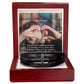 To My Boyfriend, I Know You're Missing Me There - Happy Valentine's Day - Men's Cross Bracelet - Gift for Boyfriend