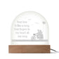 Your Love Is Like A Song - Engraved Acrylic Dome Plaque - Gift for Wife - Gift for Girlfriend