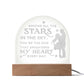 Among All The Stars In The Sky - Engraved Acrylic Dome Plaque - Gift for Wife
