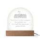 Mom, Your Love Is The Compass - Engraved Acrylic Dome Plaque - Gift for Mom