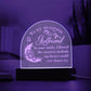 To My Beautiful Girlfriend, In Your Smile - Engraved Acrylic Dome Plaque - Gift for Girlfriend