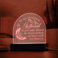 To My Beautiful Girlfriend, In Your Smile - Engraved Acrylic Dome Plaque - Gift for Girlfriend