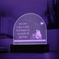 Your Love Is Like A Song - Engraved Acrylic Dome Plaque - Gift for Wife - Gift for Girlfriend