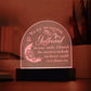 To My Beautiful Girlfriend, In Your Smile - Engraved Acrylic Dome Plaque - Gift for Girlfriend