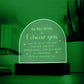 To My Wife, I Choose You - Engraved Acrylic Dome Plaque - Gift for Wife