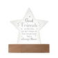 Good Friends Are Like Stars - Engraved Acrylic Star Plaque - Gift for Friend - Gift for Best Friend