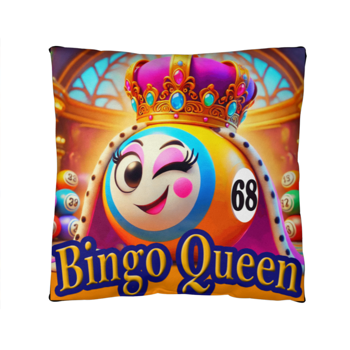Bingo Queen Pillow – Gift for Her