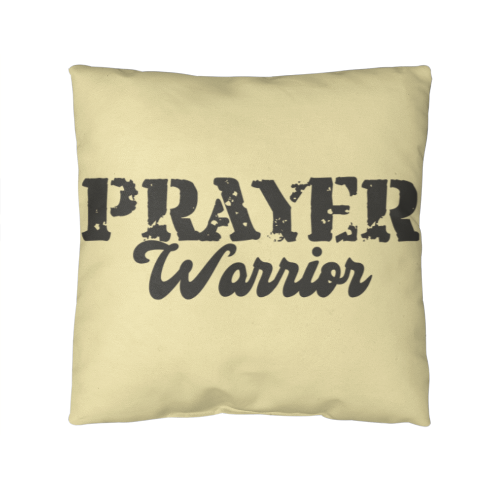 Prayer Warrior - Classic Pillow - Gift for Her - Gift for Him