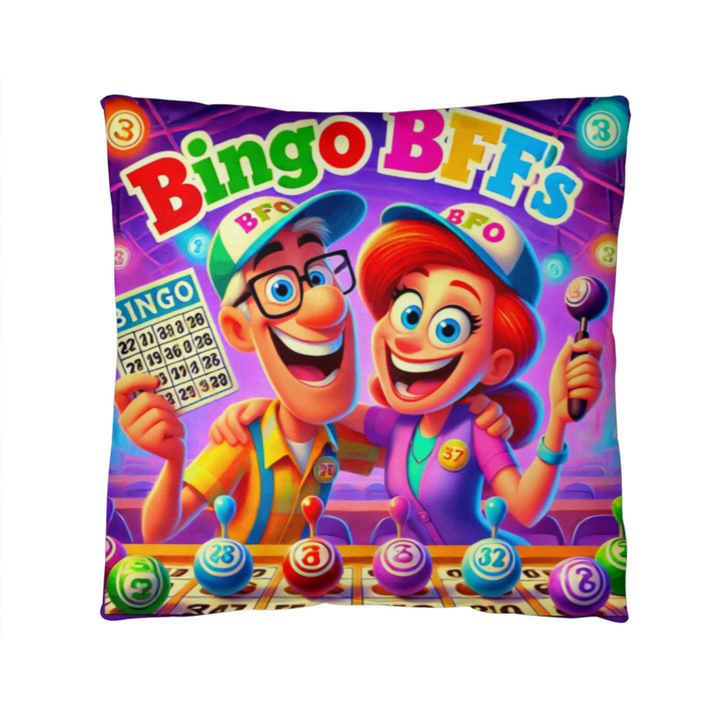Bingo BFFS Pillow – Gift for Her - Gift for Him
