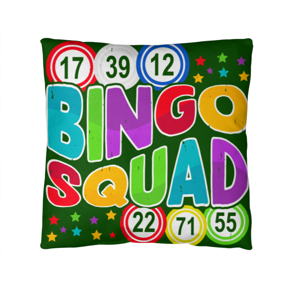 Bingo Squad Pillow – Gift for Her - Gift for Him