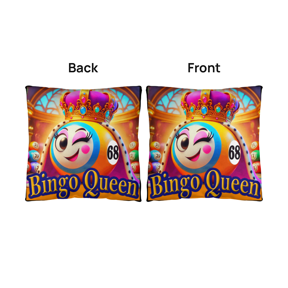 Bingo Queen Pillow – Gift for Her