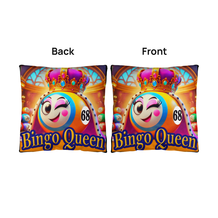 Bingo Queen Pillow – Gift for Her