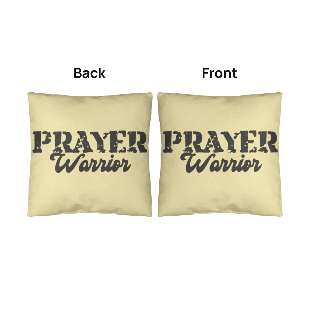 Prayer Warrior - Classic Pillow - Gift for Her - Gift for Him