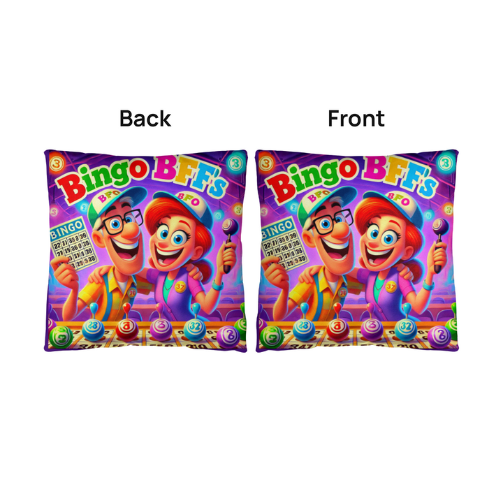 Bingo BFFS Pillow – Gift for Her - Gift for Him