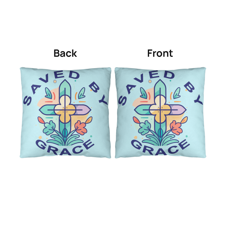 Saved By Grace Classic Pillow – Gift for Her