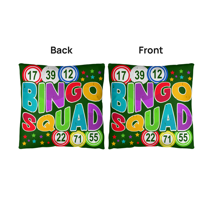 Bingo Squad Pillow – Gift for Her - Gift for Him