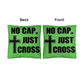 No Cap, Just Cross (Black) - Classic Pillow - Gift for Her - Gift for Him