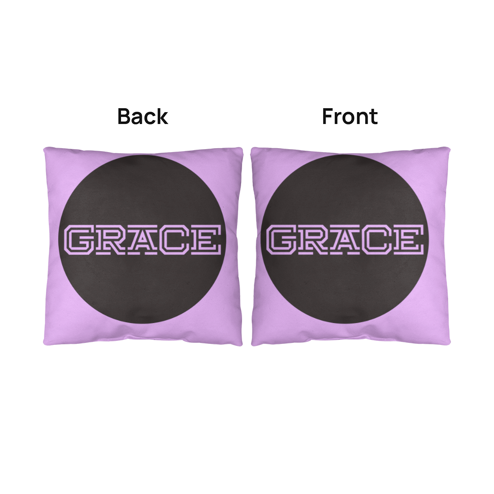 GRACE - Classic Pillow - Gift for Her - Gift for Him