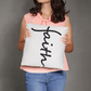 Faith (Black) - Classic Pillow - Gift for Her - Gift for Him