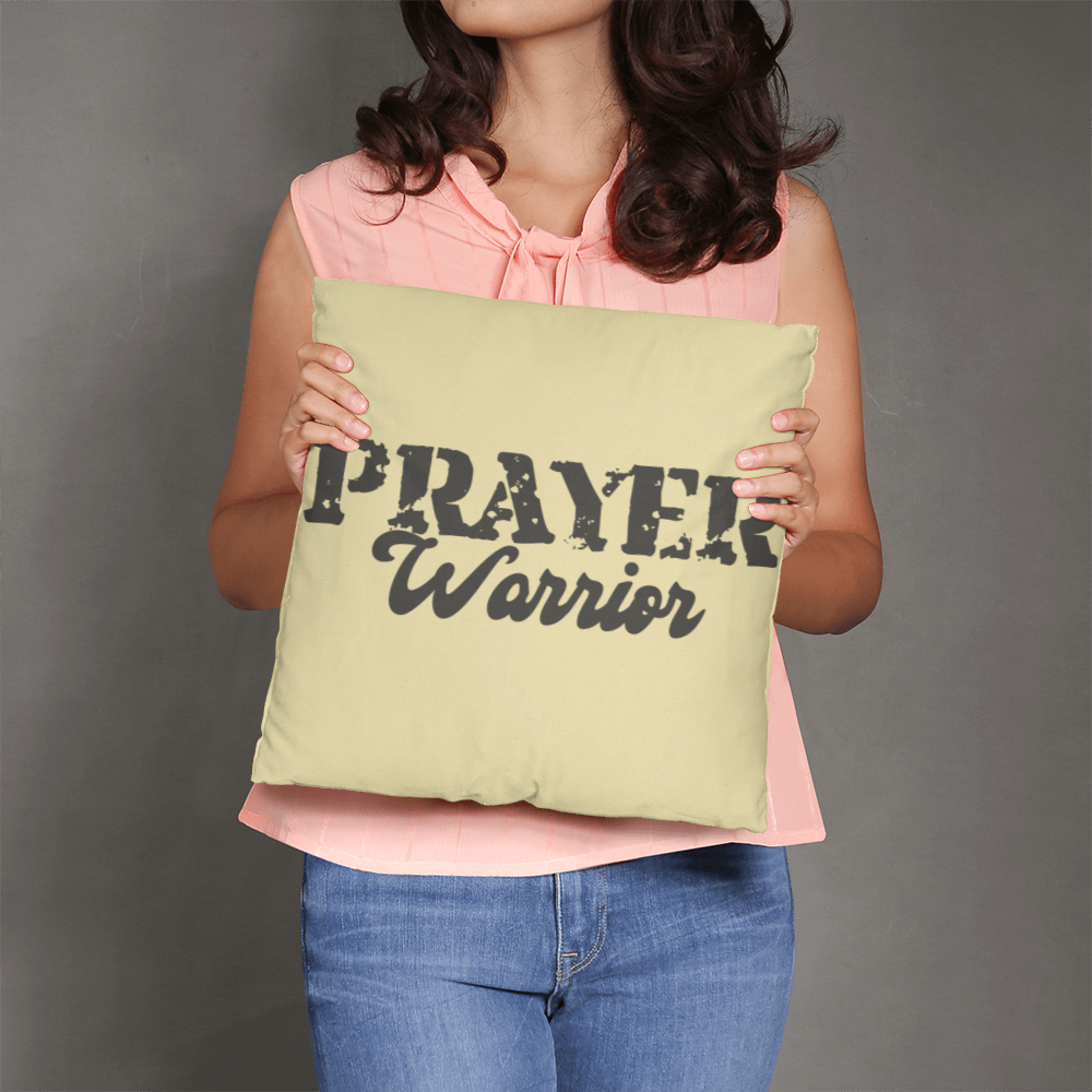 Prayer Warrior - Classic Pillow - Gift for Her - Gift for Him