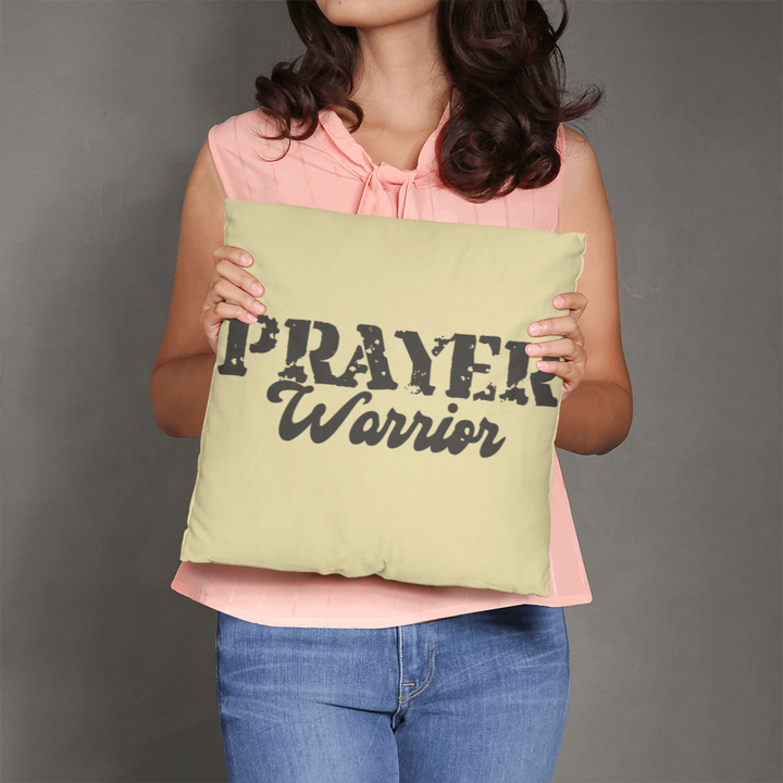 Prayer Warrior Classic Pillow – Gift for Her - Gift for Him