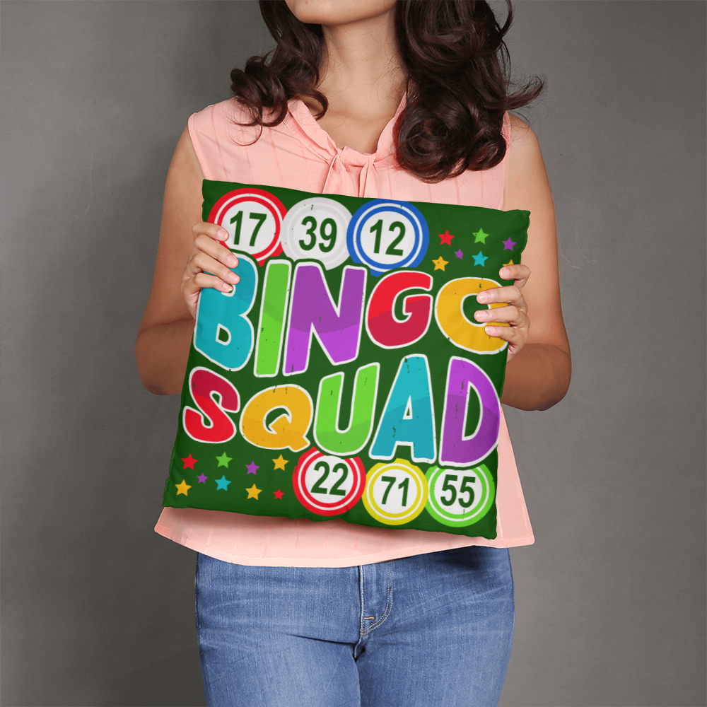 Bingo Squad Pillow – Gift for Her - Gift for Him