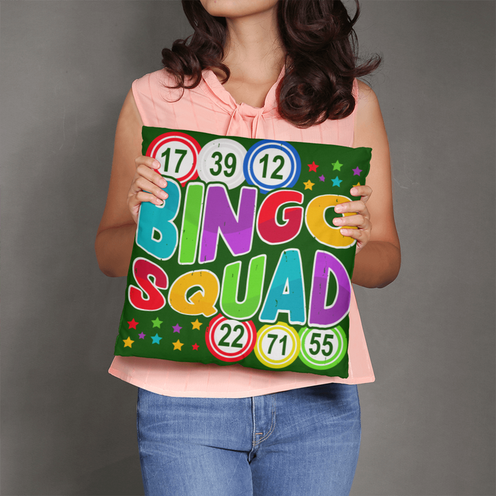 Bingo Squad Pillow – Gift for Her - Gift for Him