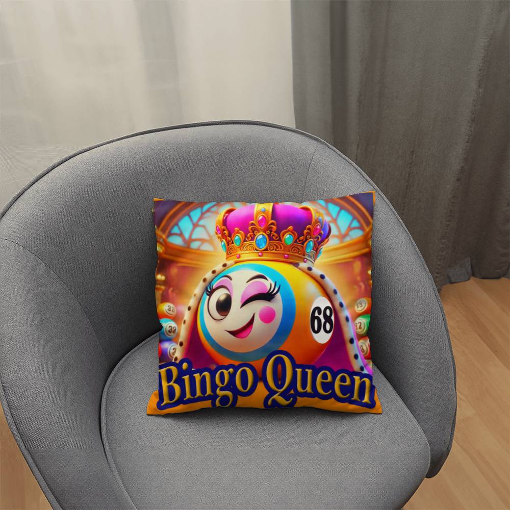 Bingo Queen - Classic Pillow - Gift for Her