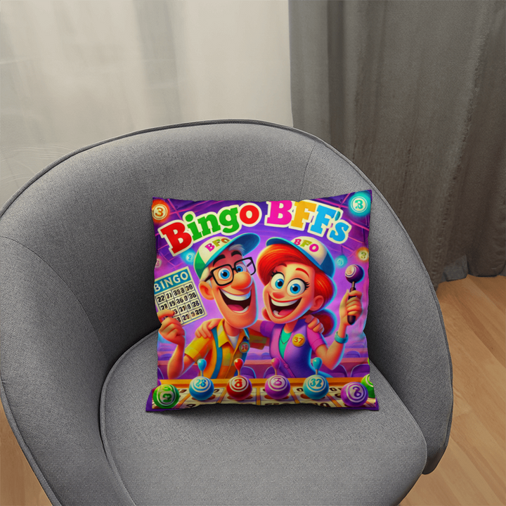 Bingo BFFS Pillow – Gift for Her - Gift for Him