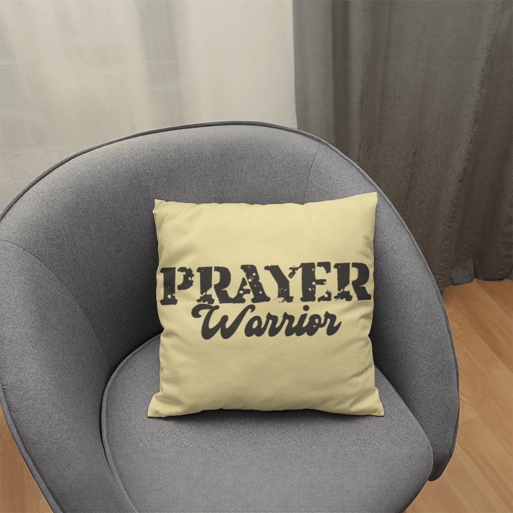 Prayer Warrior - Classic Pillow - Gift for Her - Gift for Him