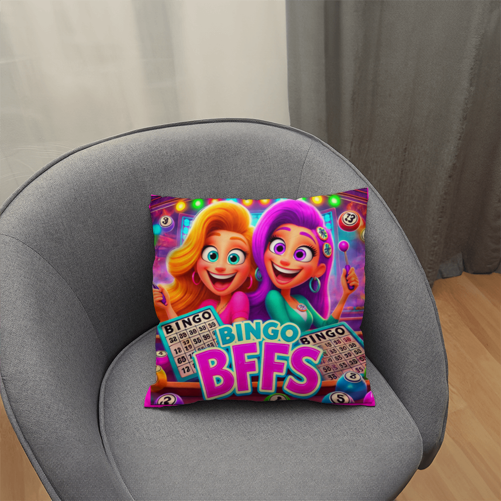 Bingo BFFS Pillow – Gift for Her