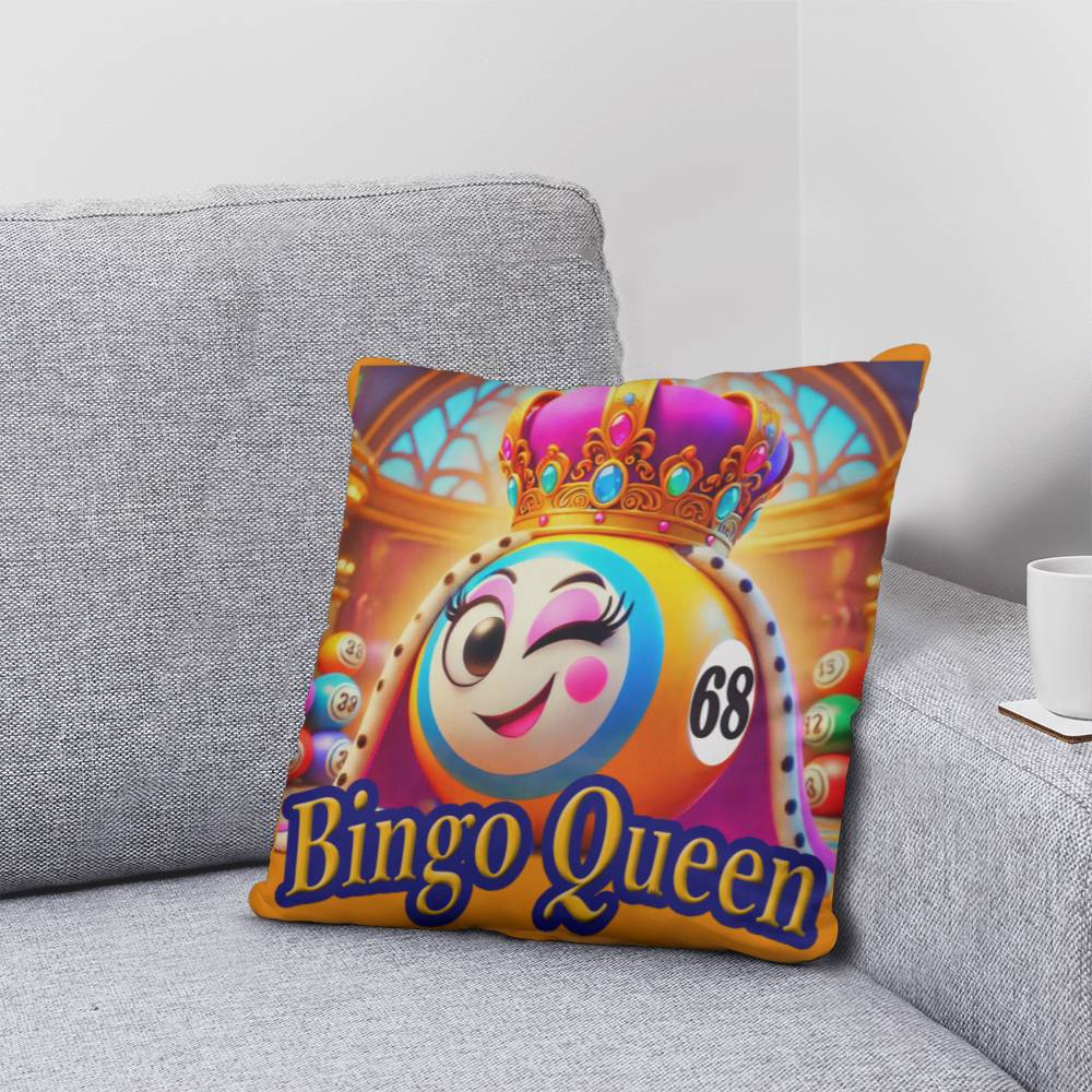 Bingo Queen - Classic Pillow - Gift for Her