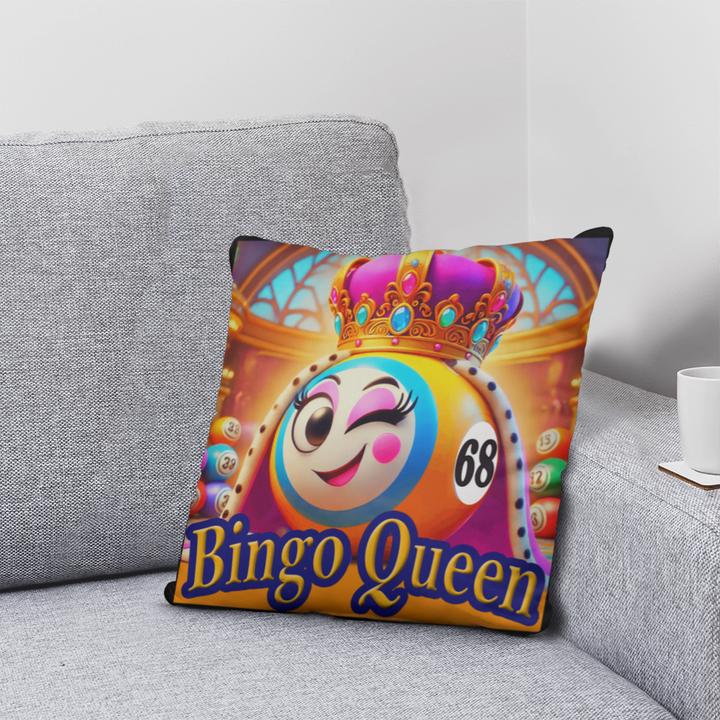 Bingo Queen Pillow – Gift for Her