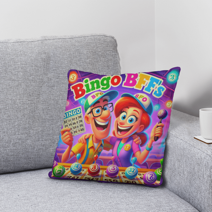 Bingo BFFS Pillow – Gift for Her - Gift for Him
