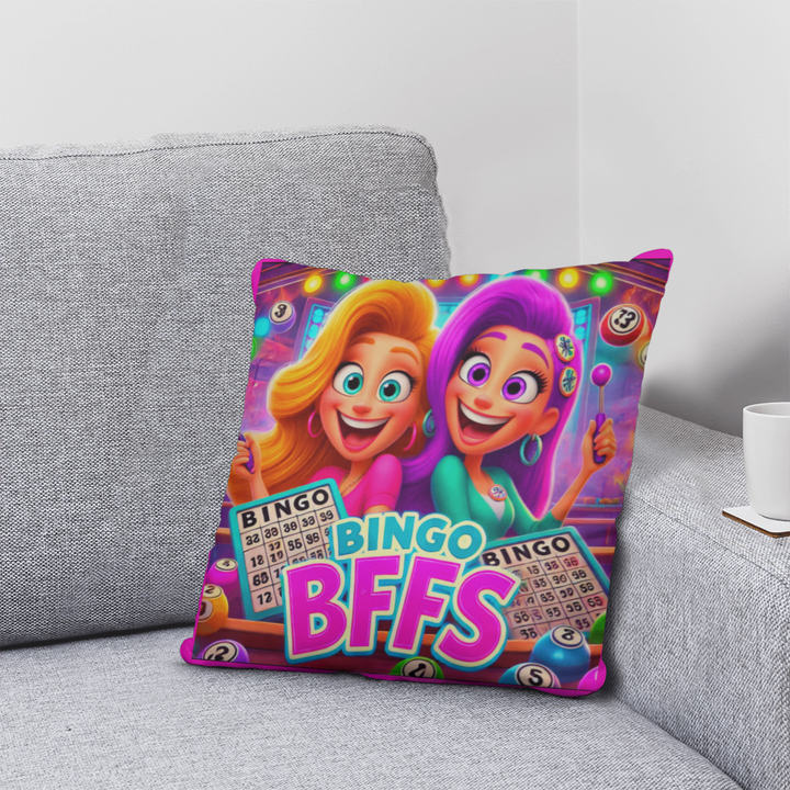 Bingo BFFS Pillow – Gift for Her