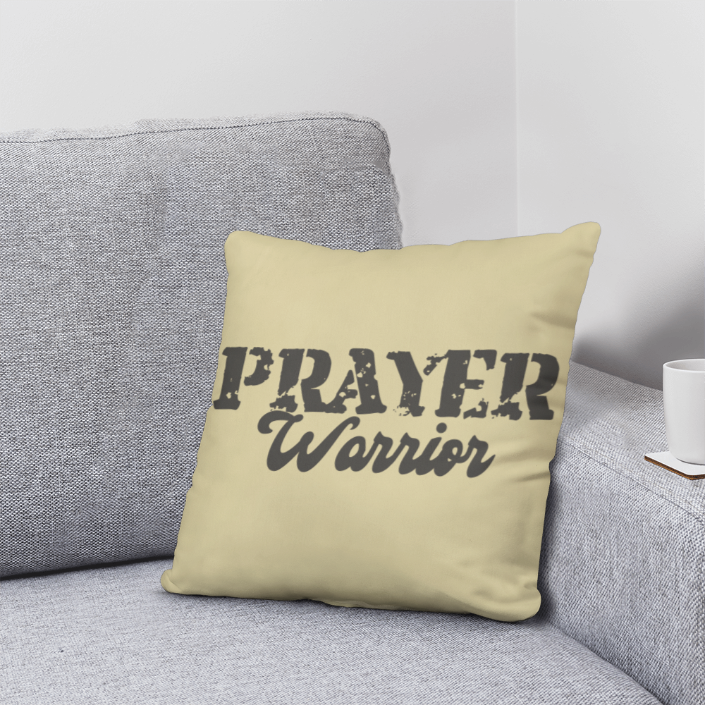 Prayer Warrior - Classic Pillow - Gift for Her - Gift for Him