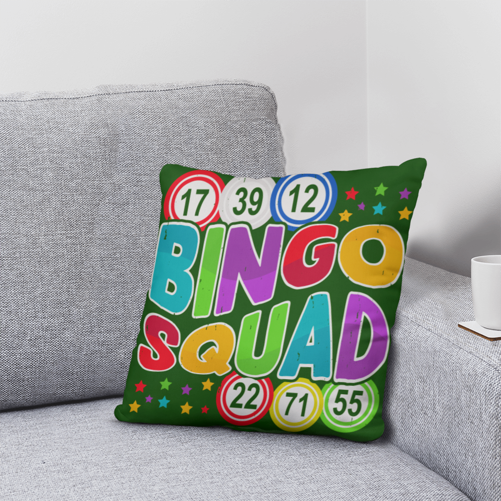 Bingo Squad Pillow – Gift for Her - Gift for Him