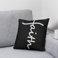 Faith (White) - Classic Pillow - Gift for Her - Gift for Him