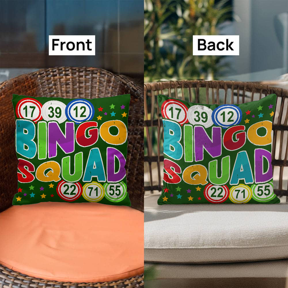 Bingo Squad 1 - Classic Pillow - Gift for Her - Gift for Him