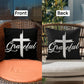 Grateful (White) - Classic Pillow - Gift for Her - Gift for Him