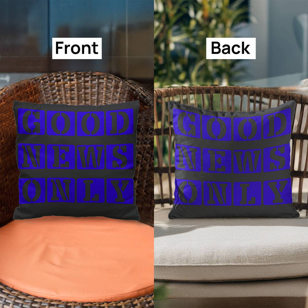 Good News Only - Classic Pillow - Gift for Her - Gift for Him