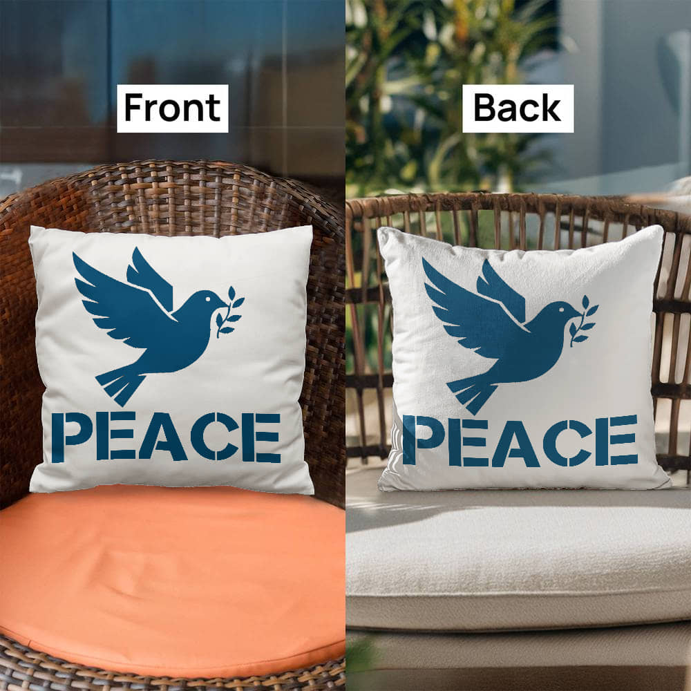 PEACE - Classic Pillow - Gift for Her - Gift for Him