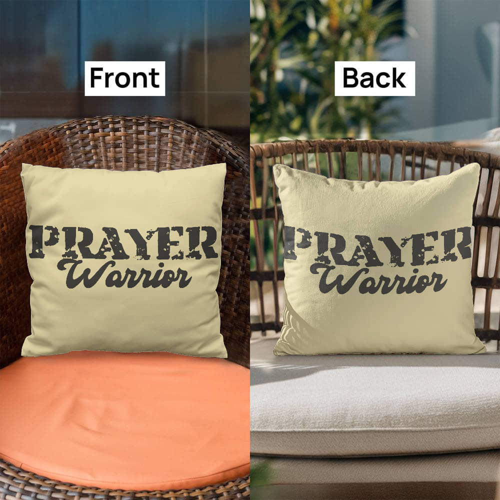 Prayer Warrior - Classic Pillow - Gift for Her - Gift for Him