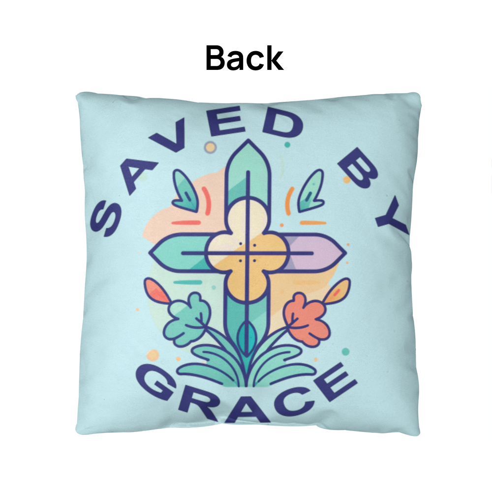 Saved By Grace - Classic Pillow - Gift for Her