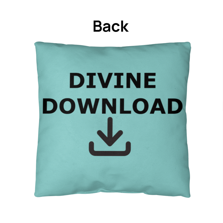 Divine Download (Black) Classic Pillow – Gift for Her - Gift for Him