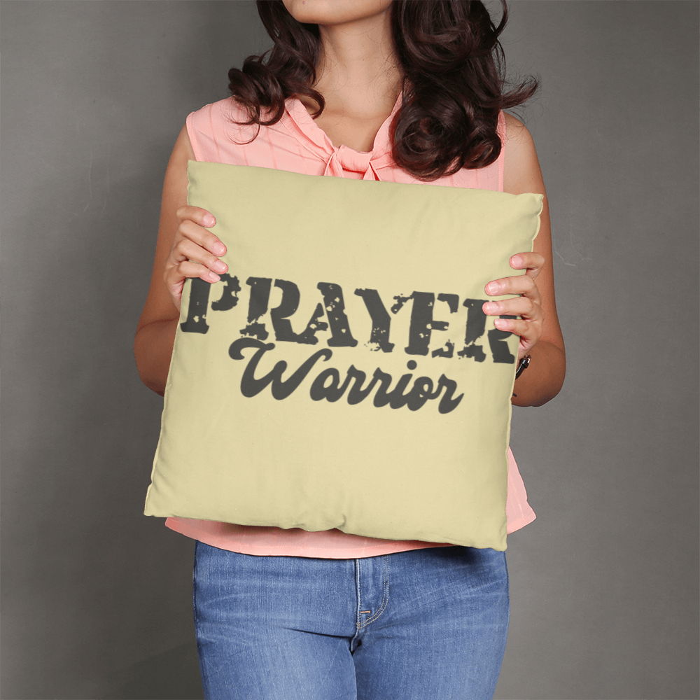 Prayer Warrior - Classic Pillow - Gift for Her - Gift for Him