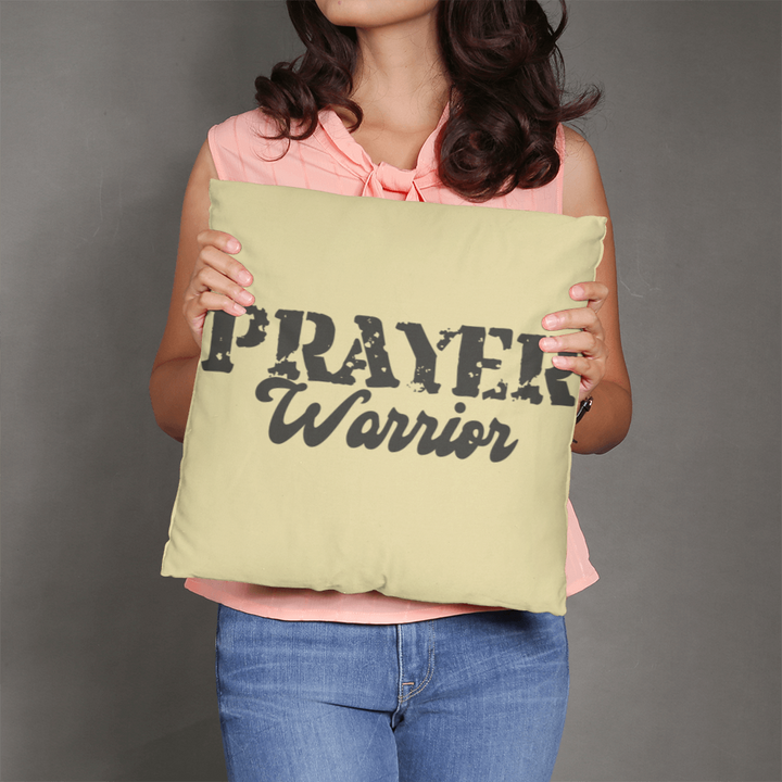 Prayer Warrior Classic Pillow – Gift for Her - Gift for Him