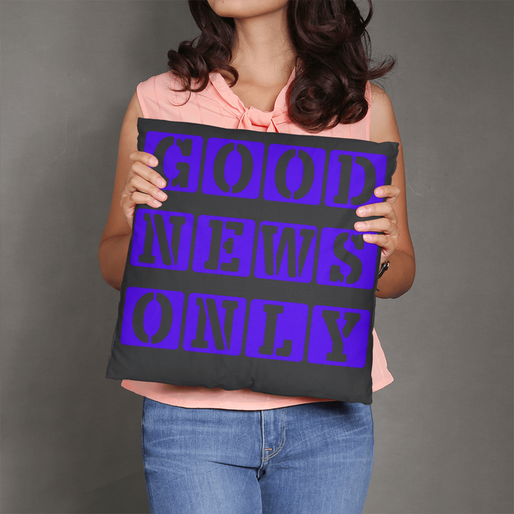 Good News Only Classic Pillow – Gift for Her - Gift for Him